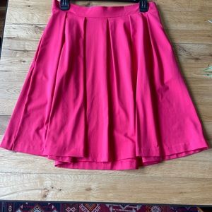 Cynthia Rowley pleated skirt, hot pink - size Medium